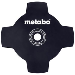 Metabo Schlagmesser 628433000, 4-Zahn, 254 x 25,4mm, für FSB 36-18 LTX BL 40, MA-FS 40