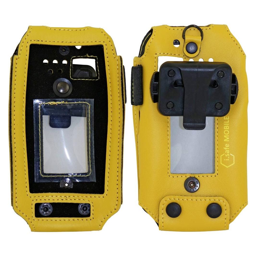 I.safe Mobile iSafe MOBILE Leather Case yellow IS530.x/IS520.x Ledertasche IS530.1, IS530.M1 (i.safe Mobile IS530.1) (02-00530091-012-302)