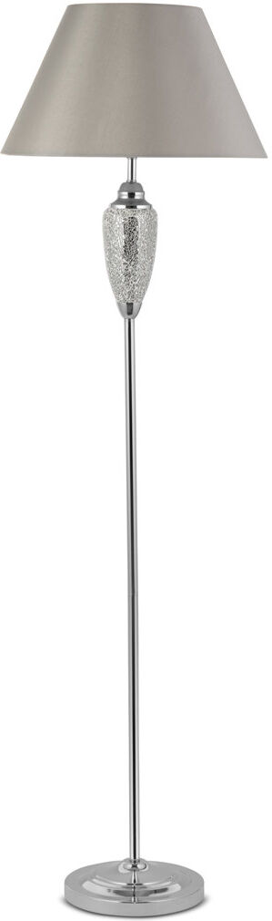 Rosalind Wheeler 157cm Chrome Traditional Floor Lamp Chrome 157cm H X 46cm W X 46cm D