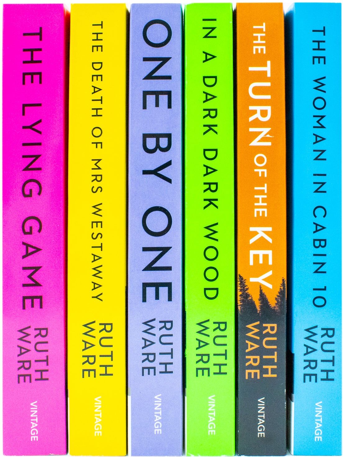 Vintage Ruth Ware Collection 6 Books Set by Ruth Ware - The Turn of the Key, Woman in Cabin 10 & More - Paperback Adult Fiction Psychological Thriller Gift