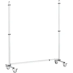 Fahrbares Gestell für Stecktafel 2 Rollen feststellbar