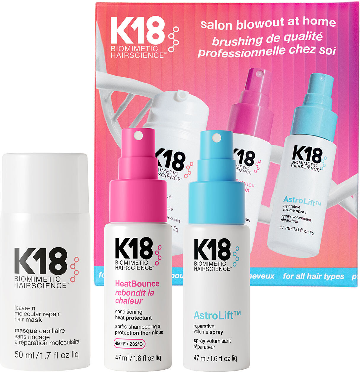 K18 Salon Blowout At Home Gift Set
