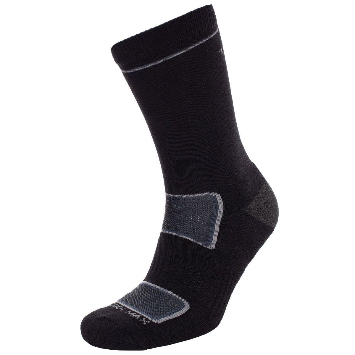 Trespass Heren Rizzle Eco Sokken (Zwart)