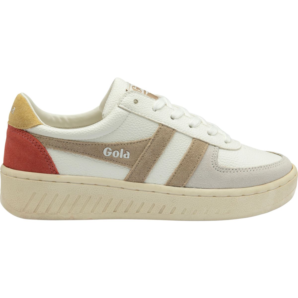 Gola Grandslam Trident Sneaker Women white/bone/flax (AC) 41 CLA415-AC-41-whiteboneflax