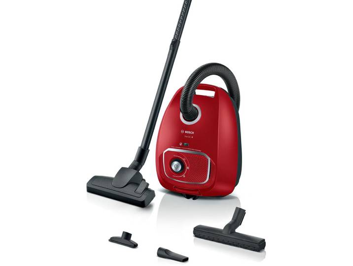Bosch Série 4, Aspirateur avec sac, Rouge BGB41RD3H