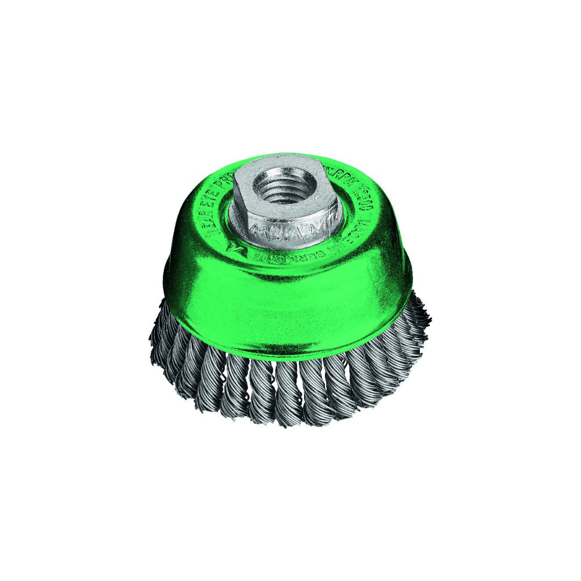 Lessmann Topfbürste Edelstahl gezopft 65x0,5mm Besatz 30x6mm gez.Draht (482807)