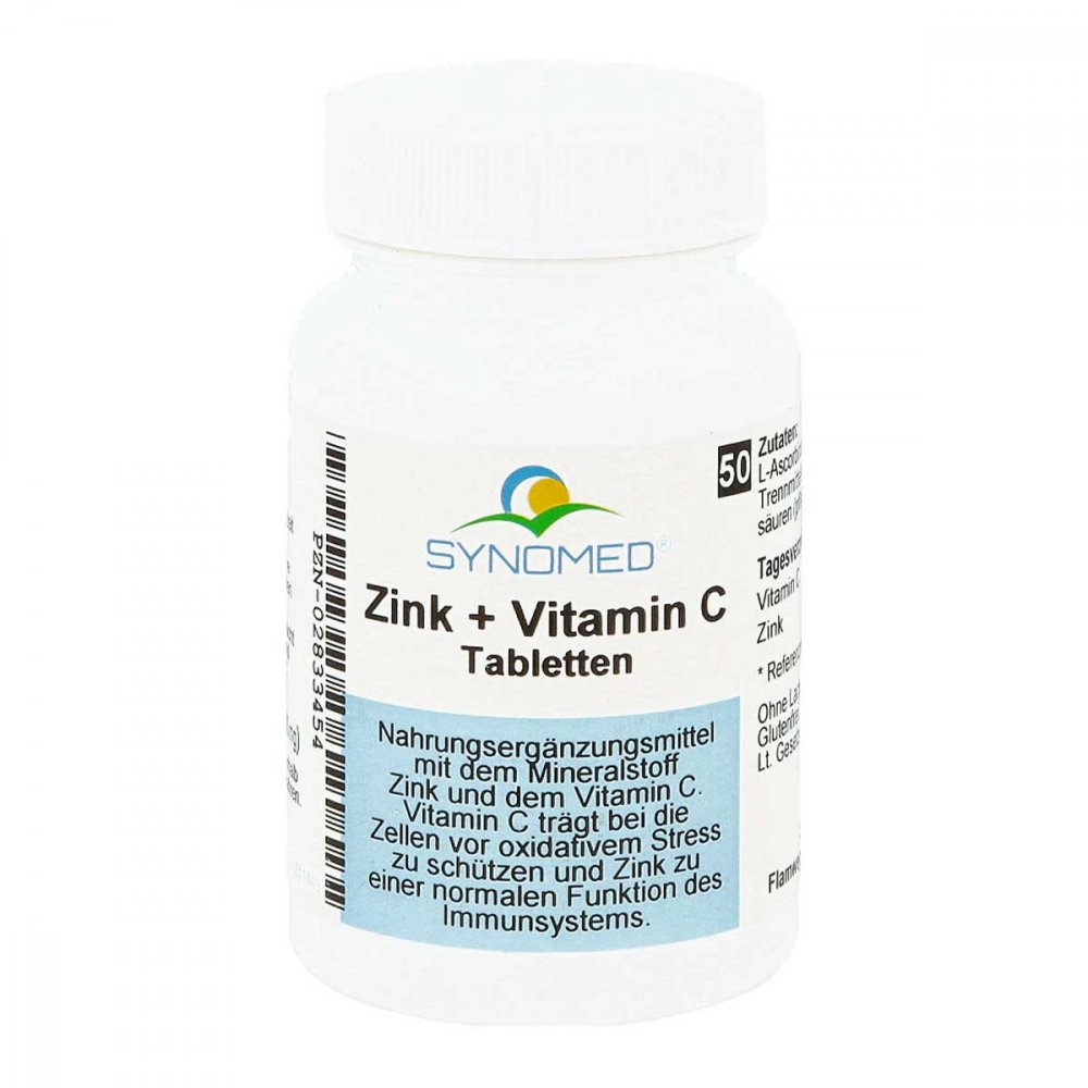 Synomed GmbH Zink+vit.c Synomed Tabletten 02833454
