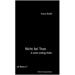 Nicht bei Trost. A never ending Haiku, Belletristik von Franz Dodel