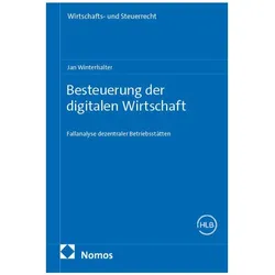 Besteuerung der digitalen Wirtschaft, Fachbücher von Jan Winterhalter