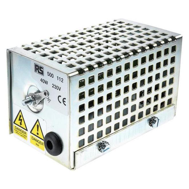 RS PRO Schaltschrank-Heizung, 40W, 88°C, 230V ac x (500112)