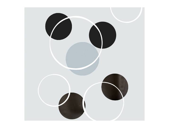 Spirella Duschvorhang Bubble Schwarz 180 × 200 cm