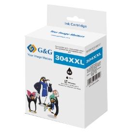 G&G XL-Patrone kompatibel mit HP 304XL/ N9K08AE BK (BK) (14747)