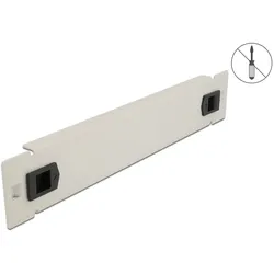 DELOCK 10" Netzwerkschrank Blindabdeckung werkzeugfrei 1 HE