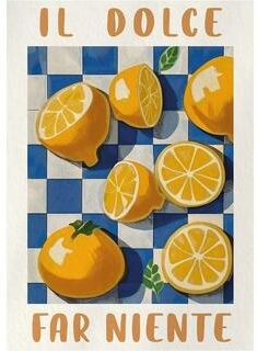 Uplifted Finds Botanical Amalfi Coast   Italian Lemon Tree Landscapes   Executive Studio & Cottagecore Sanctuary Decor a 40 X 50 Cm Unframed