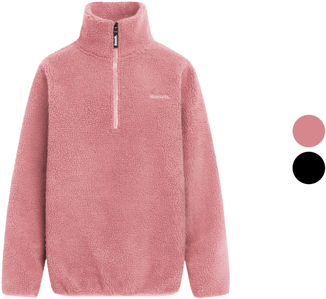 BENCH Damen Pullover mit Reißverschlusss
