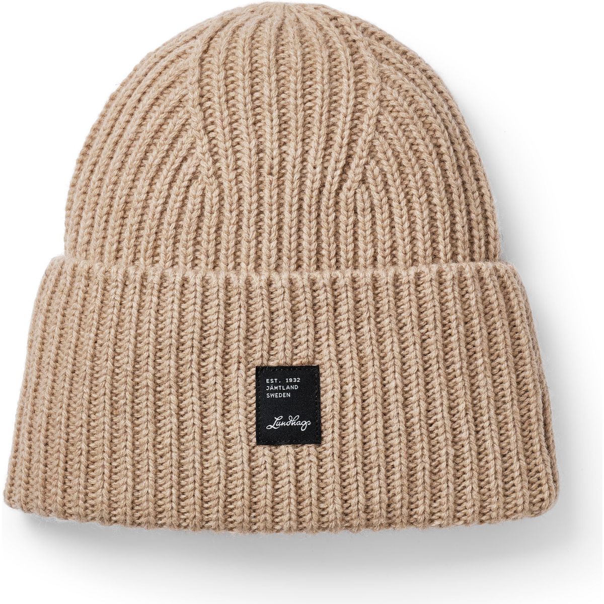 Lundhags Knitted Wool Beanie dk sand (02200) OS 47204-26-02200-OS