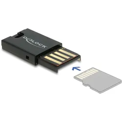 DELOCK USB 2.0 Card Reader für Micro SD Speicherkarten