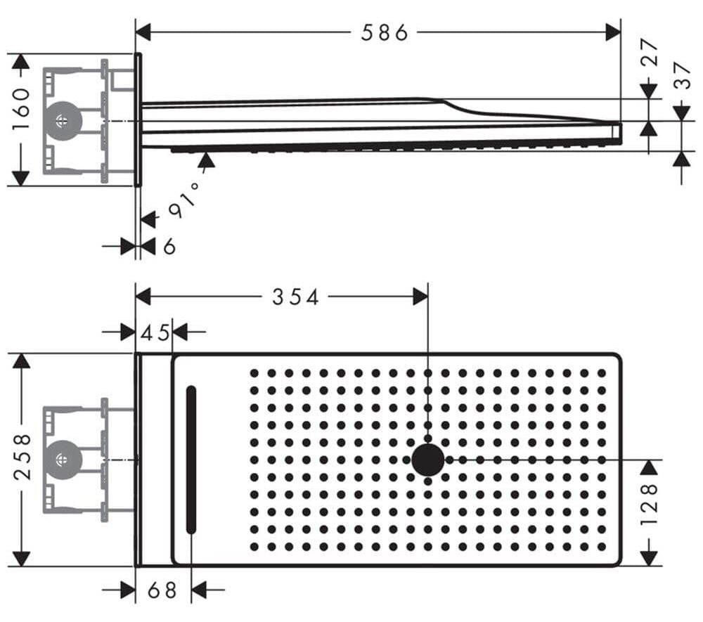 Axor Kopfbrause SHOWERSOLUTIONS 250/580 3jet chroom