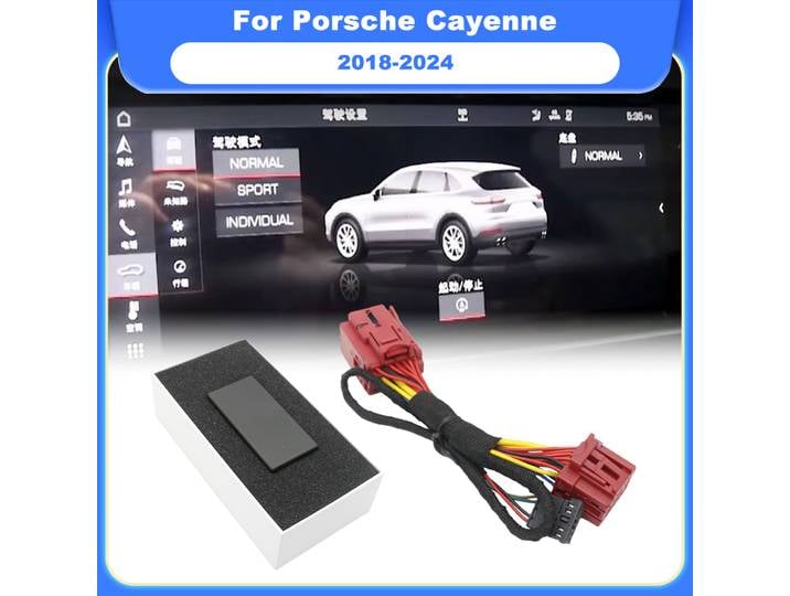 Pour Porsche Cayenne moteur démarrage arrêt voiture un bouton démarrage arrêt entrée et Go voiture Module automatique 2018-2024 commutateurs accessoires