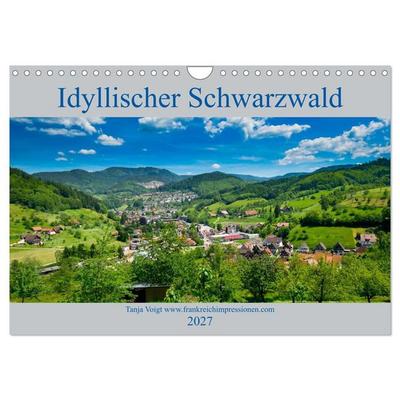 Idyllischer Schwarzwald (Wandkalender 2027 DIN A4 quer), CALVENDO Monatskalender