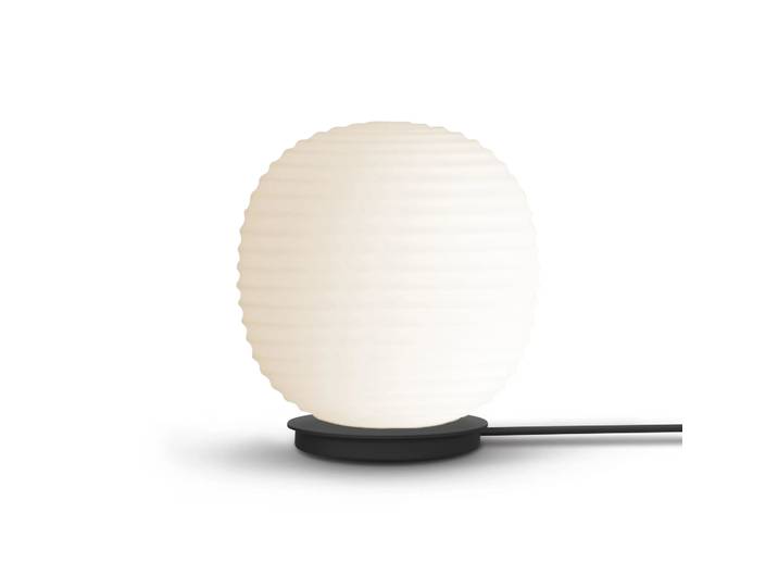 New Works Lampe de table Lantern Globe small Frosted white opal glass