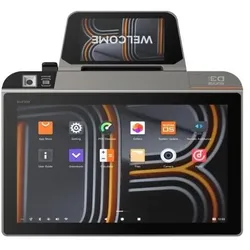 Sunmi, Kasse, D3 MINI, GMS EDLA-EL, 25,7cm (10,1"), Projected Capacitive, 10 TP, Cutter, Scanner (2D), USB, BT (
