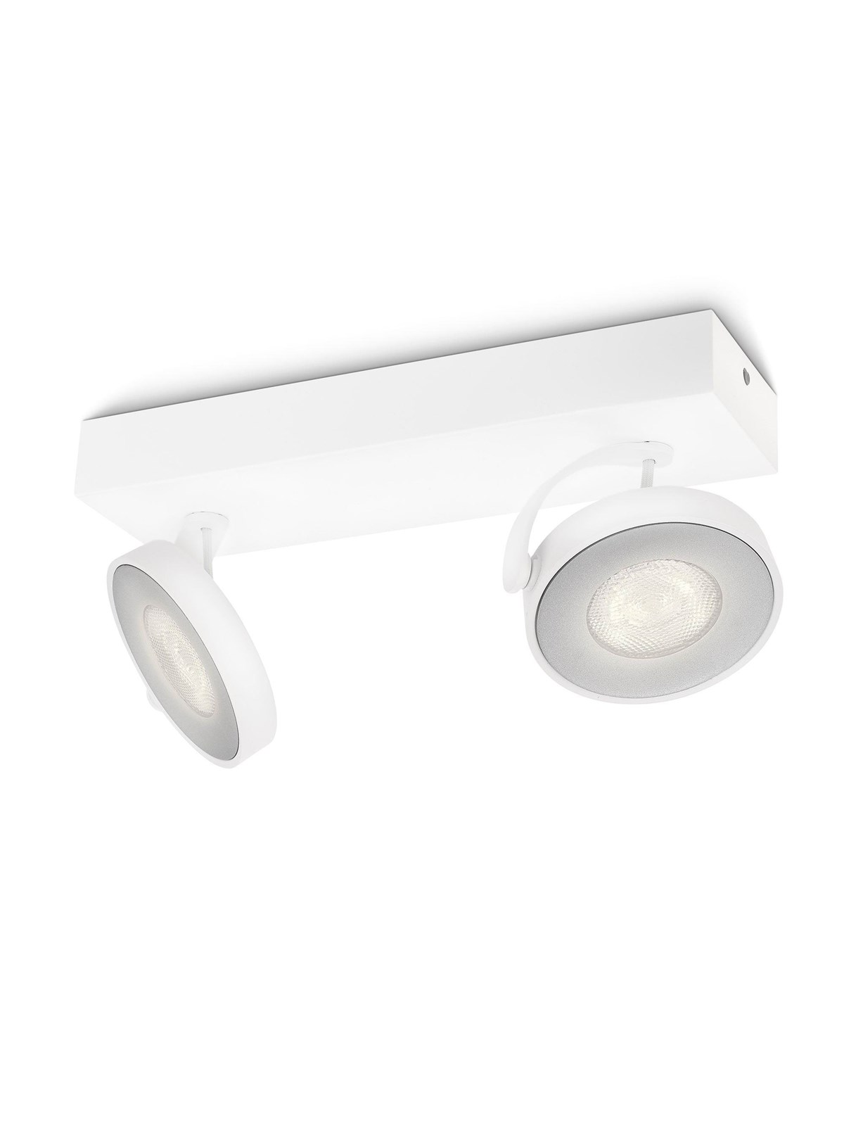 Philips Clockwork spot rail 2x5W 2700K white