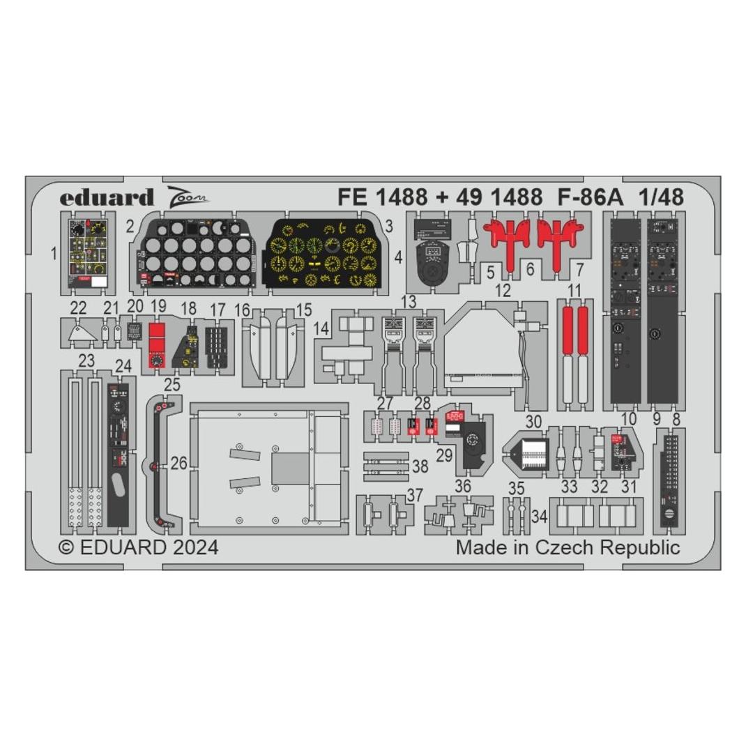 Eduard F-86A CLEAR PROP (BIG49439)