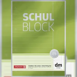 BRUNNEN 1052613 Schulblock Premium A4 dm