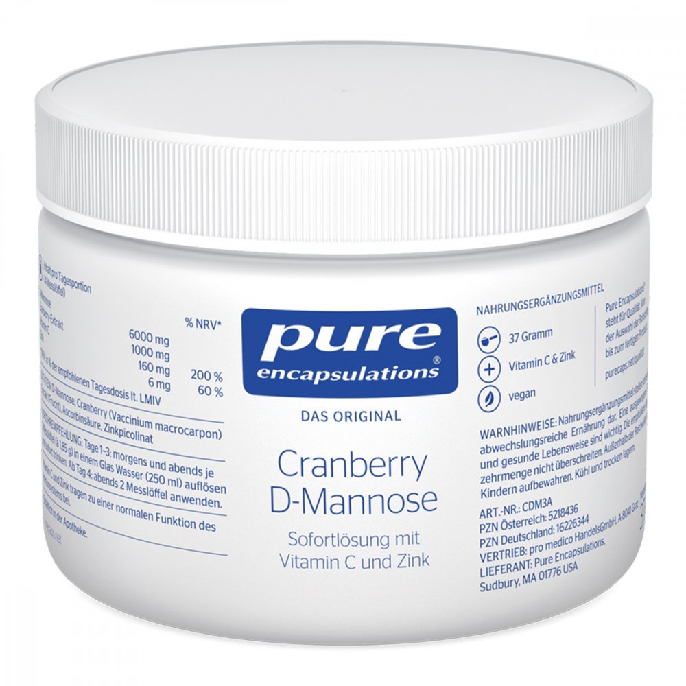 pro medico GmbH Pure Encapsulations Cranberry D-Mannose Pulver 16226344