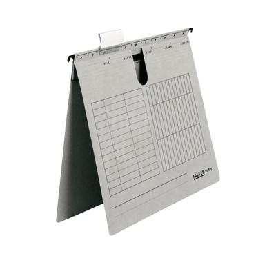 Falken 80002835 25x Hängehefter UniReg, 230g/m2-Kraftkarton, kaufm. Heftung - Grau