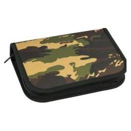 Eberhard Faber Federmäppchen befüllt Camouflage grün 32 teilig, 19,6 cm (577490)