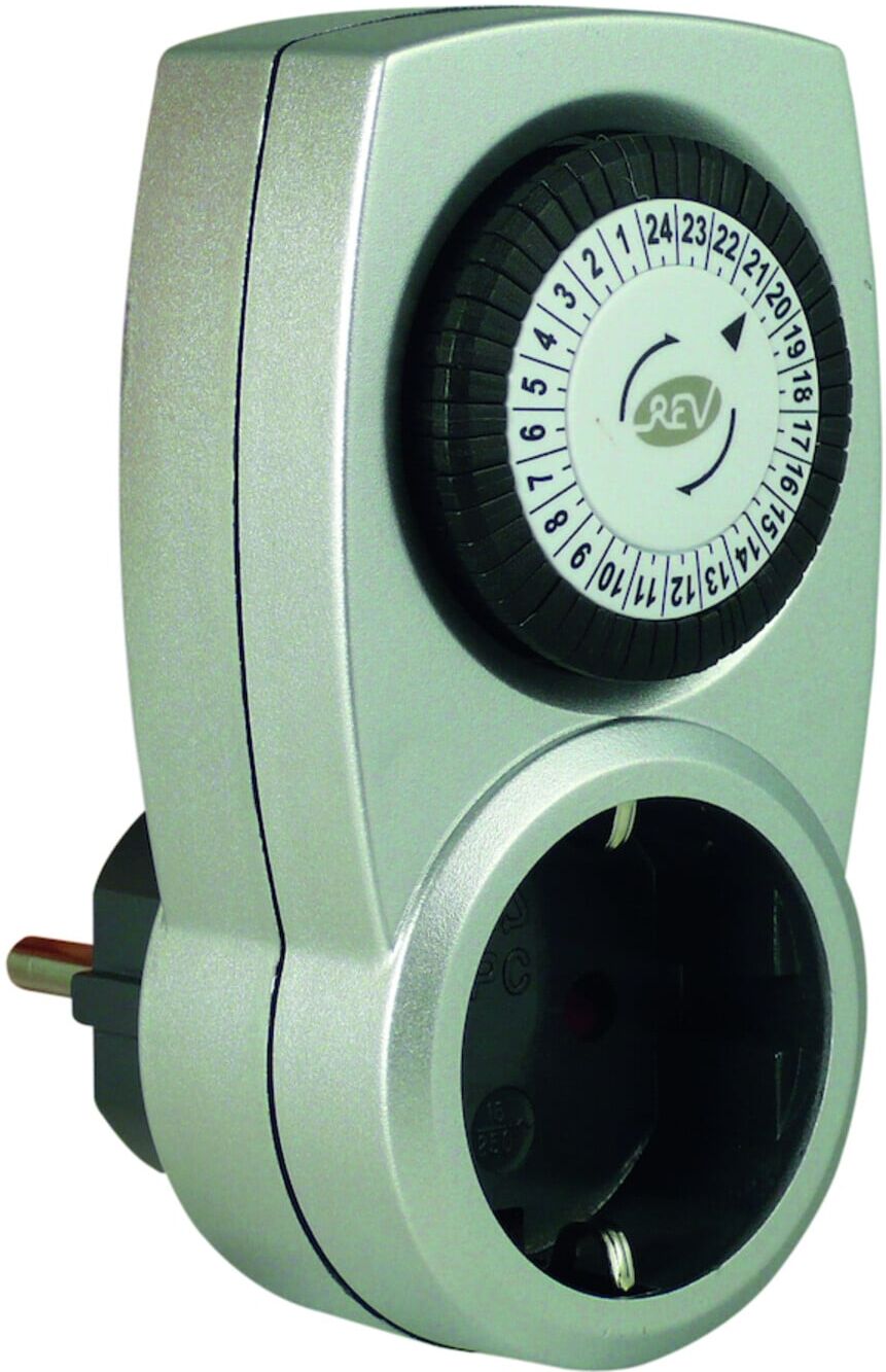 REV Zeitschaltuhr mechanisch silber (0025200703)