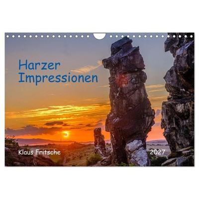 Harzer Impressionen - Natur, Kultur und Geschichte (Wandkalender 2027 DIN A4 quer), CALVENDO Monatskalender