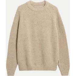 Grobstrick Pullover Kiaano Beige L