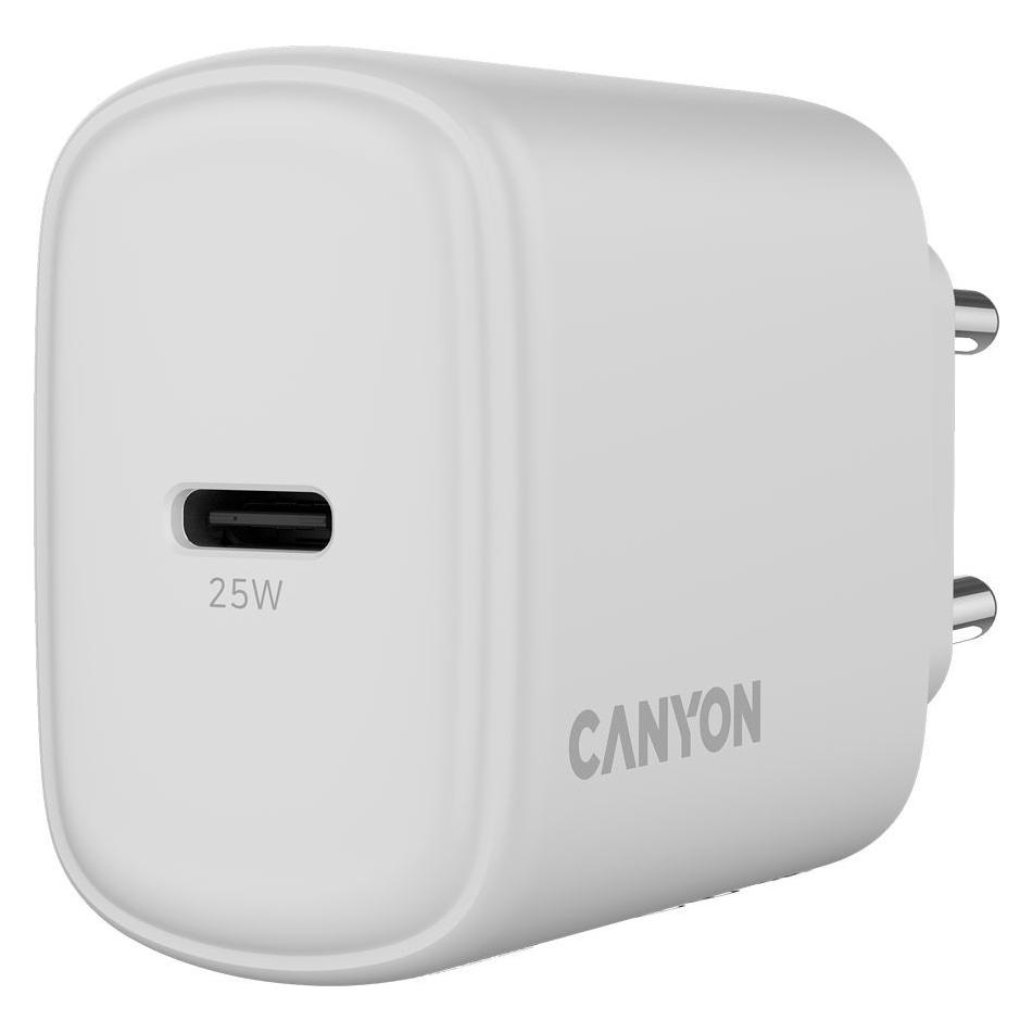 Canyon charger OnCharge 250 25W 1xPD EU White (25 W, 1 Port) (CNE-CHA250-01)