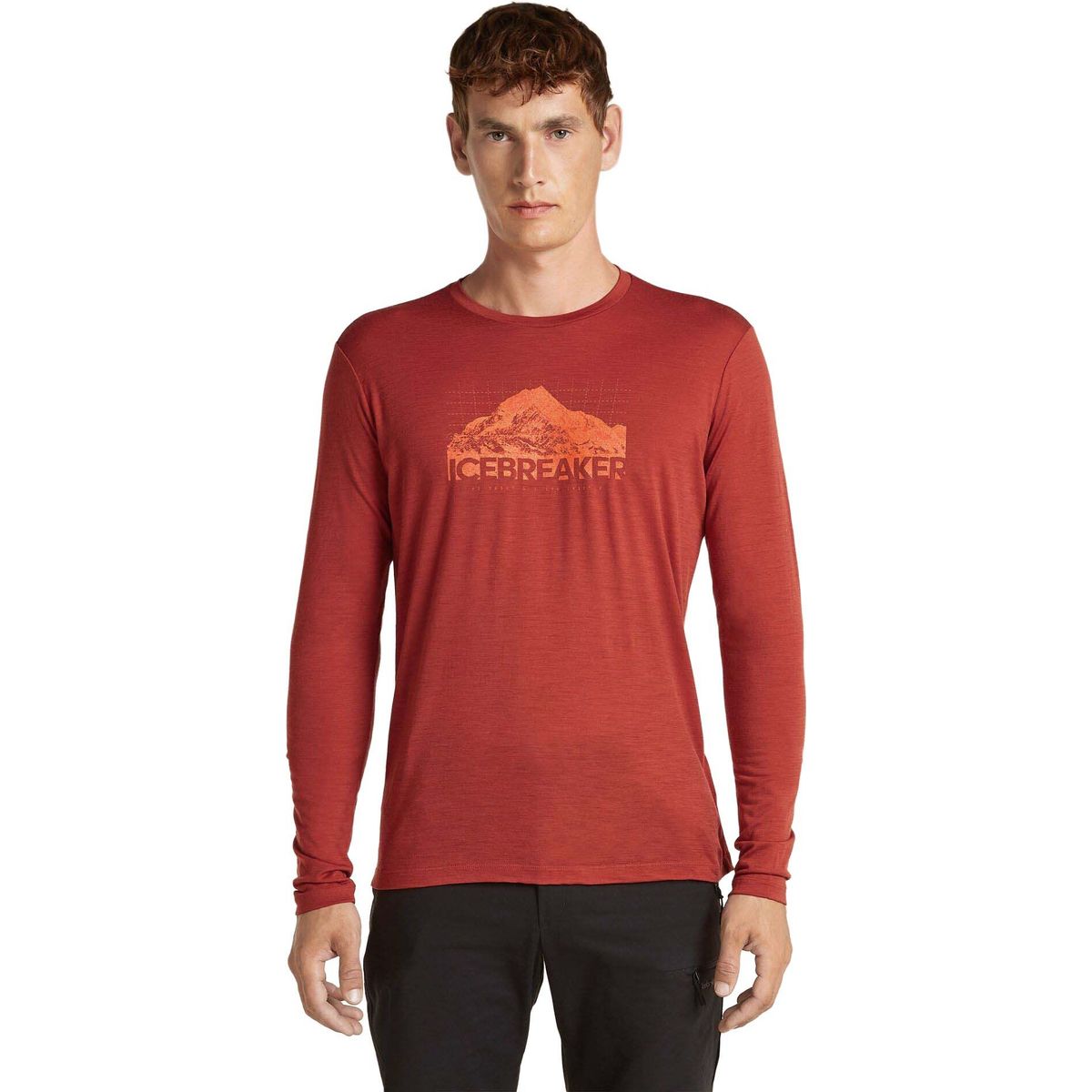 Icebreaker Men M 150 Tech Lite Long Sleeve Tee Aorakiexplor agate (IB0GS) S 0A57JQIB0GS-S