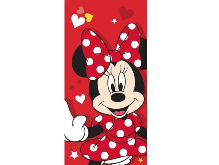 Jerry Fabrics Disney Minnie Mouse roze badhanddoek strandlaken badhanddoek 70 x 140 cm