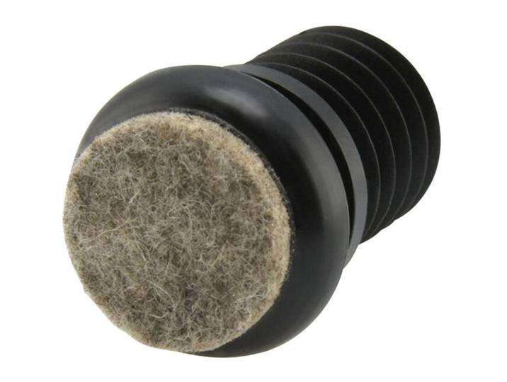 Möbelgleiter PLUG schwarz Wollfilz