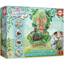 Educa 19469 Puzzle and eco Stem 3D Dream Gardens - The Treehouse from 6+ Years