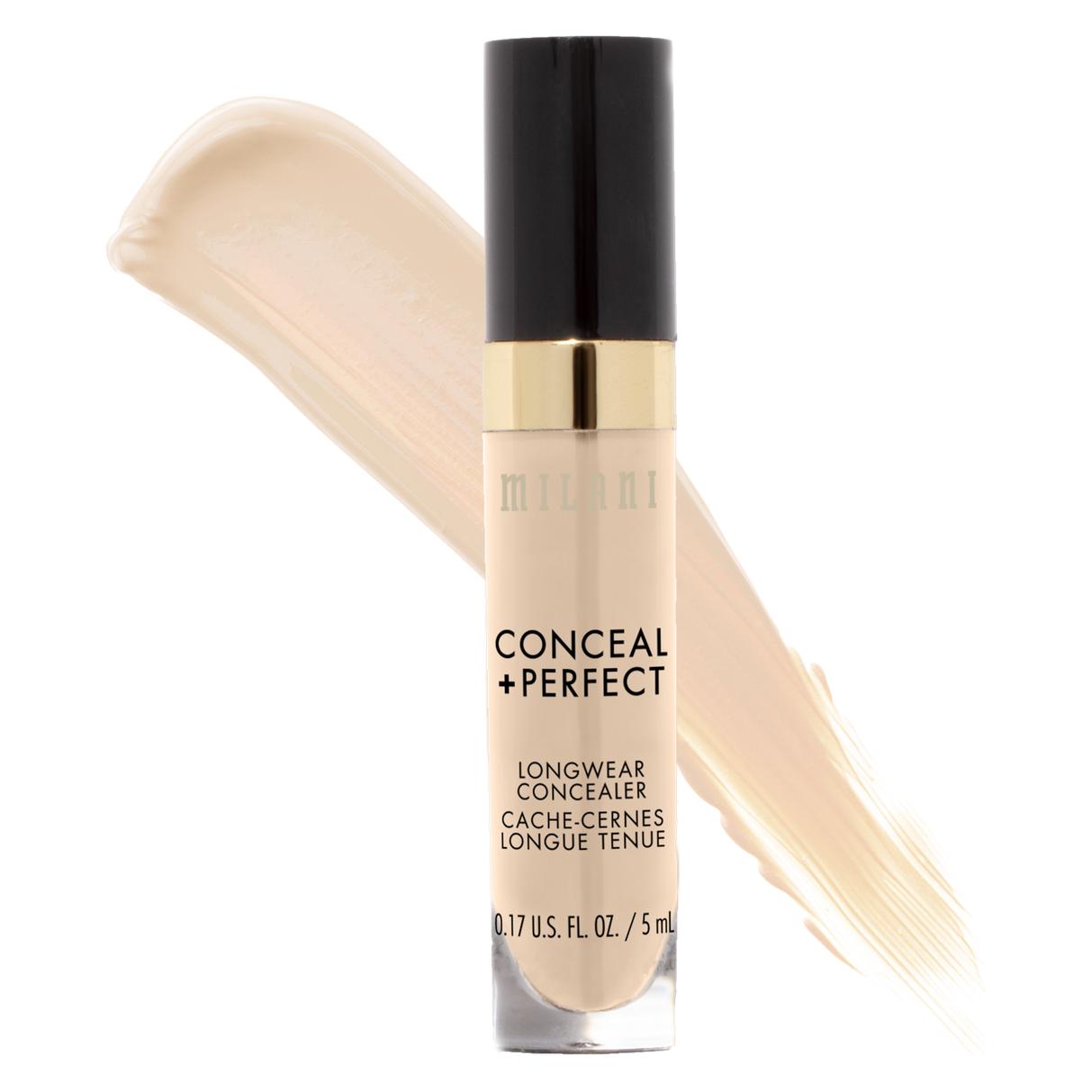Milani Conceal + Perfect Longwear Concealer 5g 110 Nude Ivory (Nude Ivory) (MCPC-110)