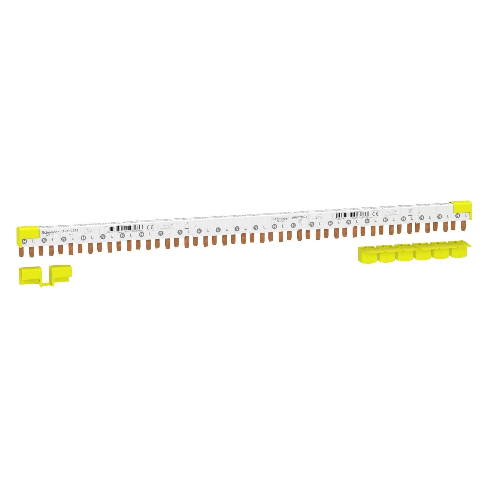 Schneider Electric Acti9 Phasenschiene Stift, 1P+N, 9mm- A9XPC624 (A9XPC624)