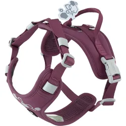 Hurtta Weekend Warrior II ECO sele, eggplant 40-50 (Hund, Allgemein, Spazieren), Halsband + Leine