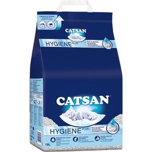 Catsan Katzenstreu Hygiene Plus, aus Quarzsand und Kalk, nicht klumpend, geruchsbindend, 18 Liter