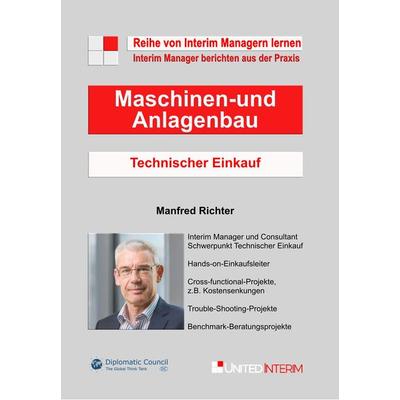Technischer Einkauf im Maschinen- und Anlagenbau, Taschenbuch von Manfred Richter, DC Publishing, 978-3-9867401-8-4