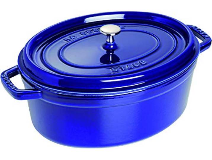 STAUB Cocotte/Bräter oval Dunkelblau 33 cm