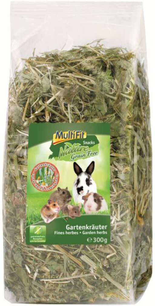 MultiFit Snack per Roditori Senza Cereali alle Erbe di Giardino 300G