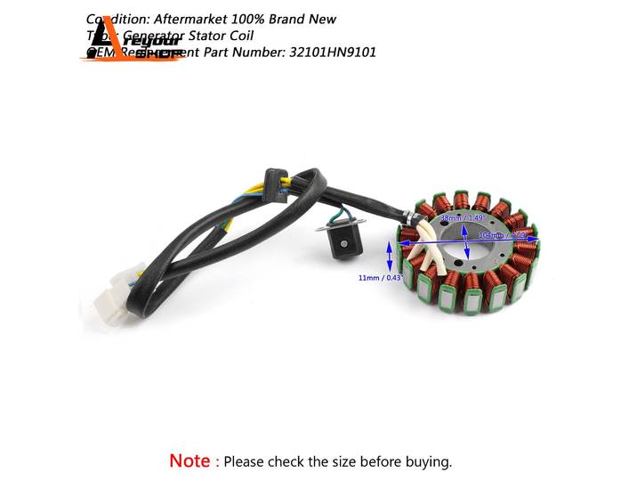 Bobine de Stator pour Hyosung GT650 X GT650R GT650S GV650 ST7 2005-2015 32101HN9101