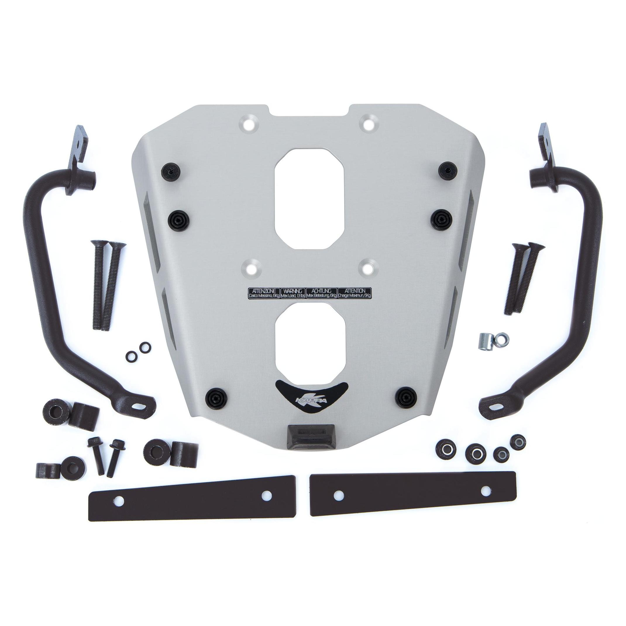 Kappa Topcase-Halterung P.P. aus Aluminium, für DL650 V-Strom (KRA3112)
