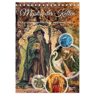 Mystik der Kelten - Faszinierende Welt keltischer Mythen und Götter (Tischkalender 2027 DIN A5 hoch), CALVENDO Monatskalender